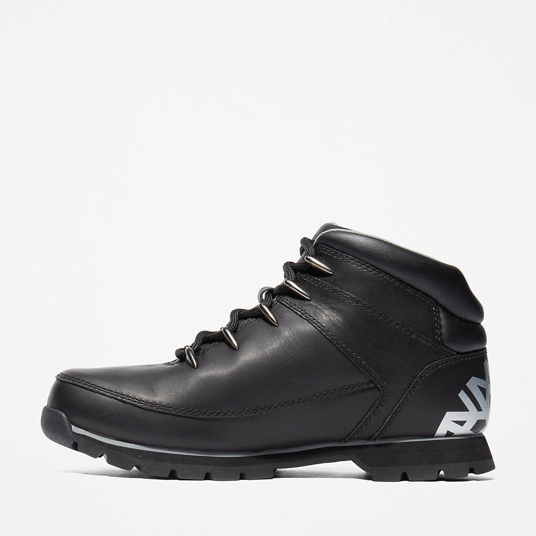 Mens Timberland Euro Sprint Hiker for Men in Black Full-grain