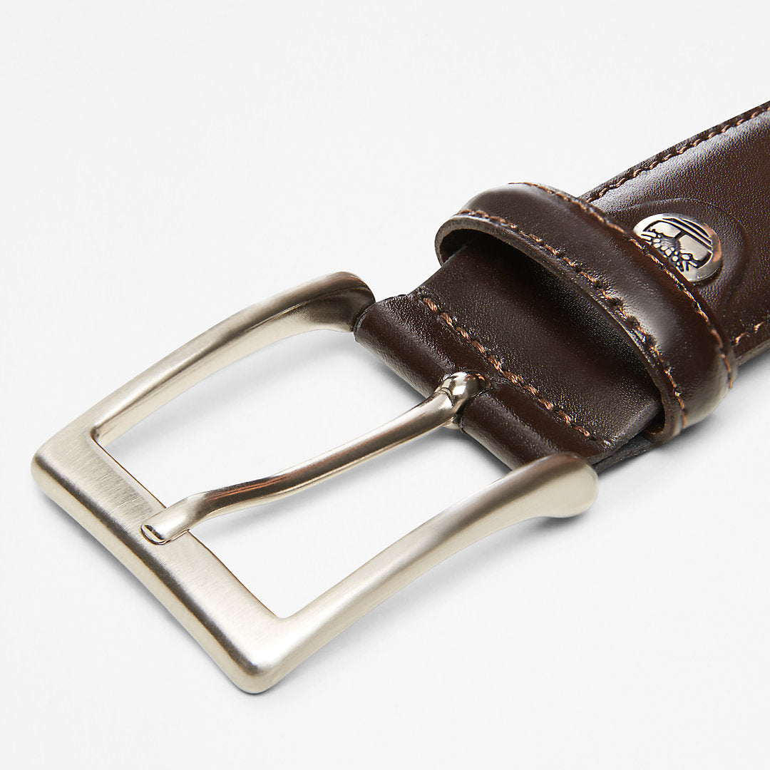 Mens Timberland Classic Squared Buckle Beltfor Men in Brown