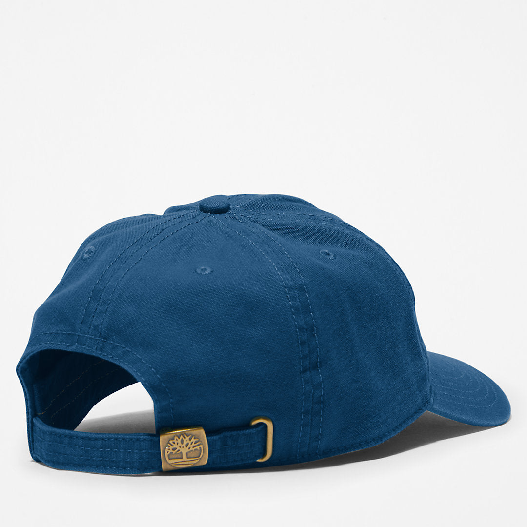 Mens Timberland Cooper Hill Cotton Canvas Baseball Cap for Men in Navy