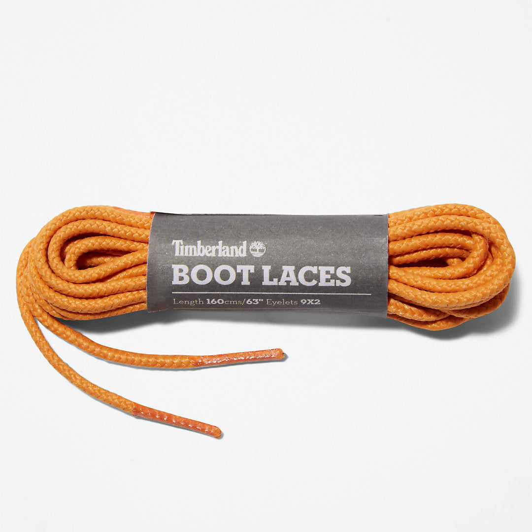 Mens Timberland 160cm/64'' Replacement Boot Laces in Orange
