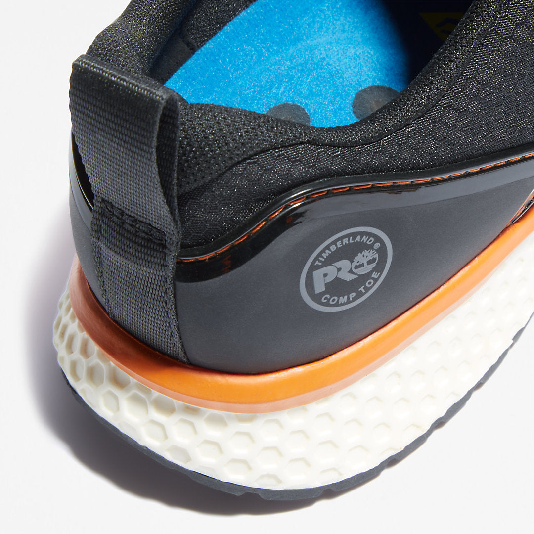 Mens Timberland Timberland PRO® Reaxion Work Shoe for Men in Black/Orange