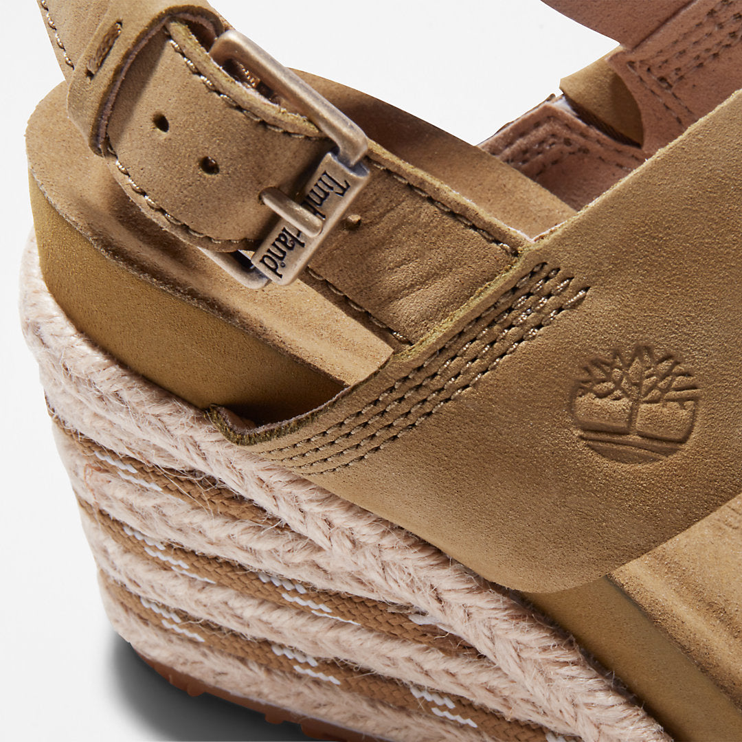 Womens Timberland Capri Sunset Wedge Sandal for Women in Greige