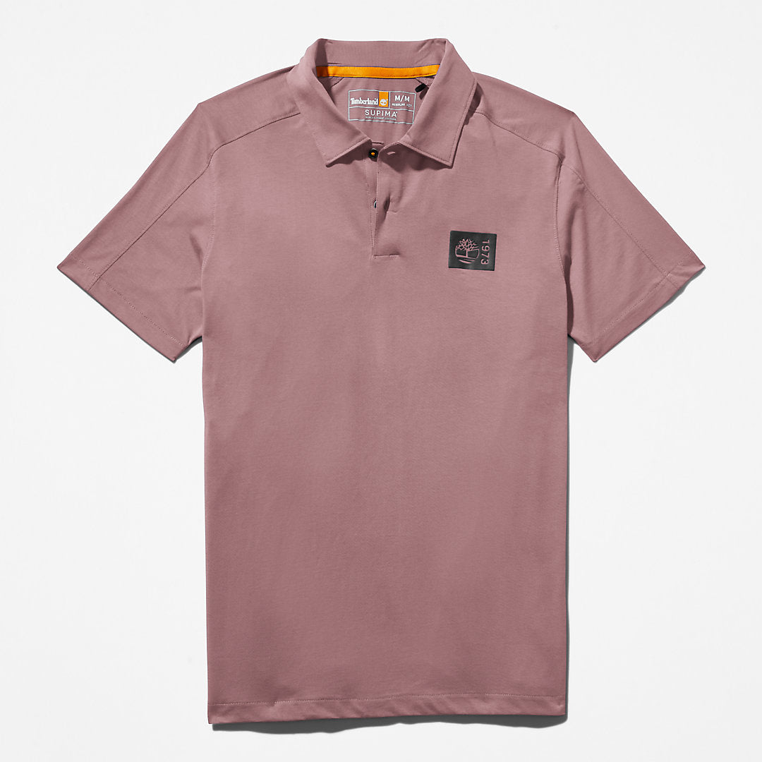Mens Timberland TimberFresh™ Supima® Cotton Polo Shirt for Men in Pink