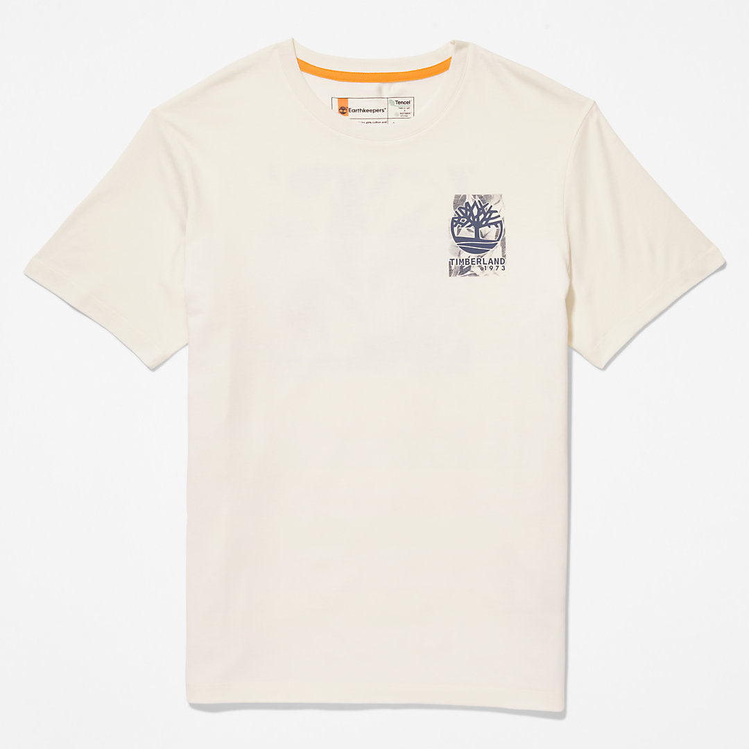 Mens Timberland Refibra™ Technology T-Shirt for Men in White