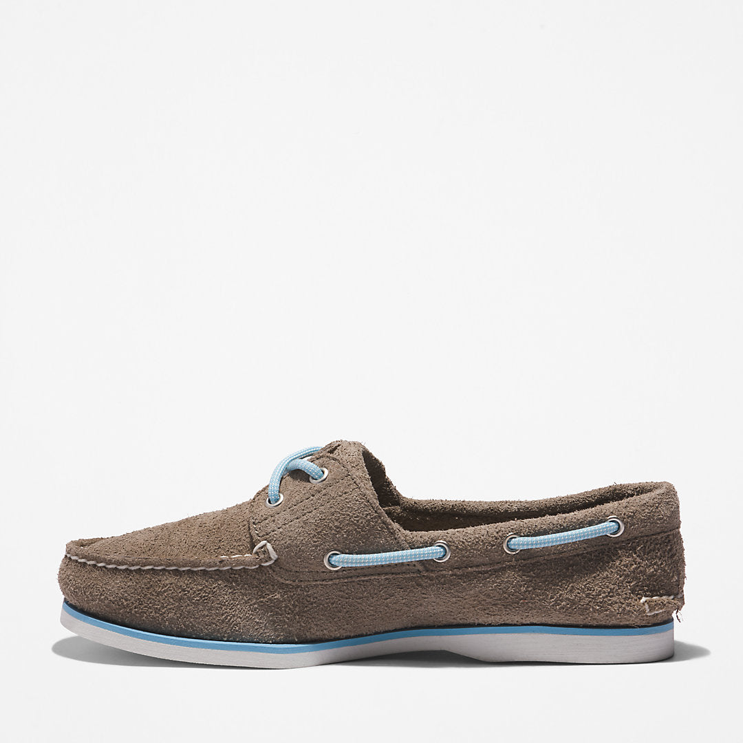 Mens Timberland Timberland® 2-Eye Classic Boat Shoe for Men in Medium Grey