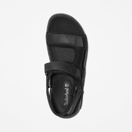 Mens Timberland Anchor Watch Backstrap Sandal for Men in Black