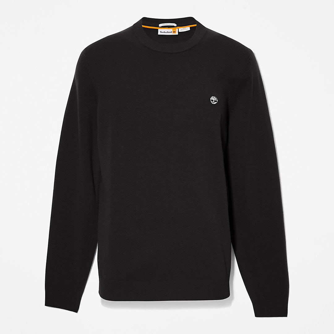 Mens Timberland Cohas Brook Crewneck Sweater for Men in Black