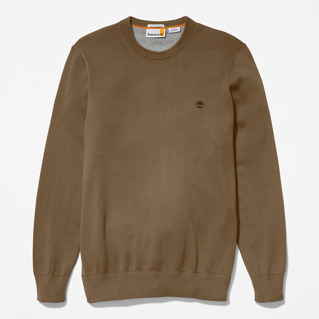 Mens Timberland Williams River Organic Cotton Sweater for Men in Dark Green
