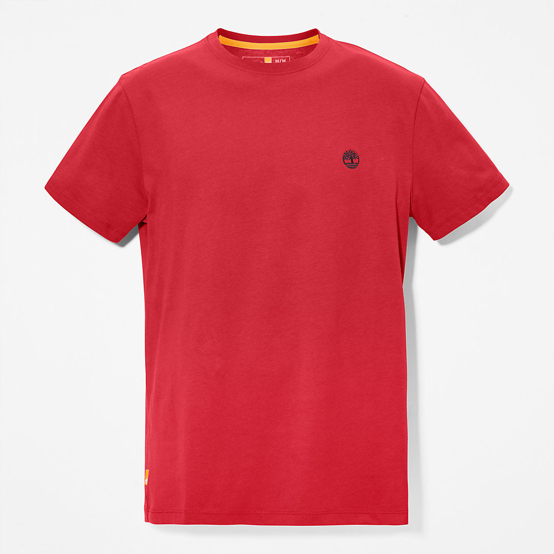 Mens Timberland Dunstan River Crew T-Shirt for Men in Red