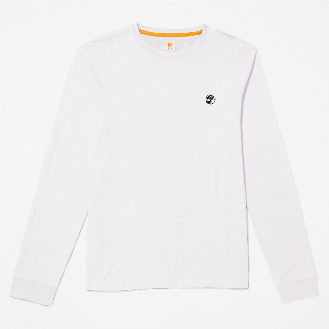 Mens Timberland Dunstan River LS T-Shirt for Men in White