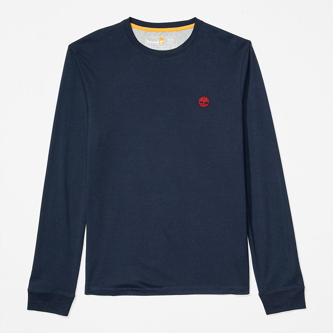 Mens Timberland Dunstan River LS T-Shirt for Men in Navy