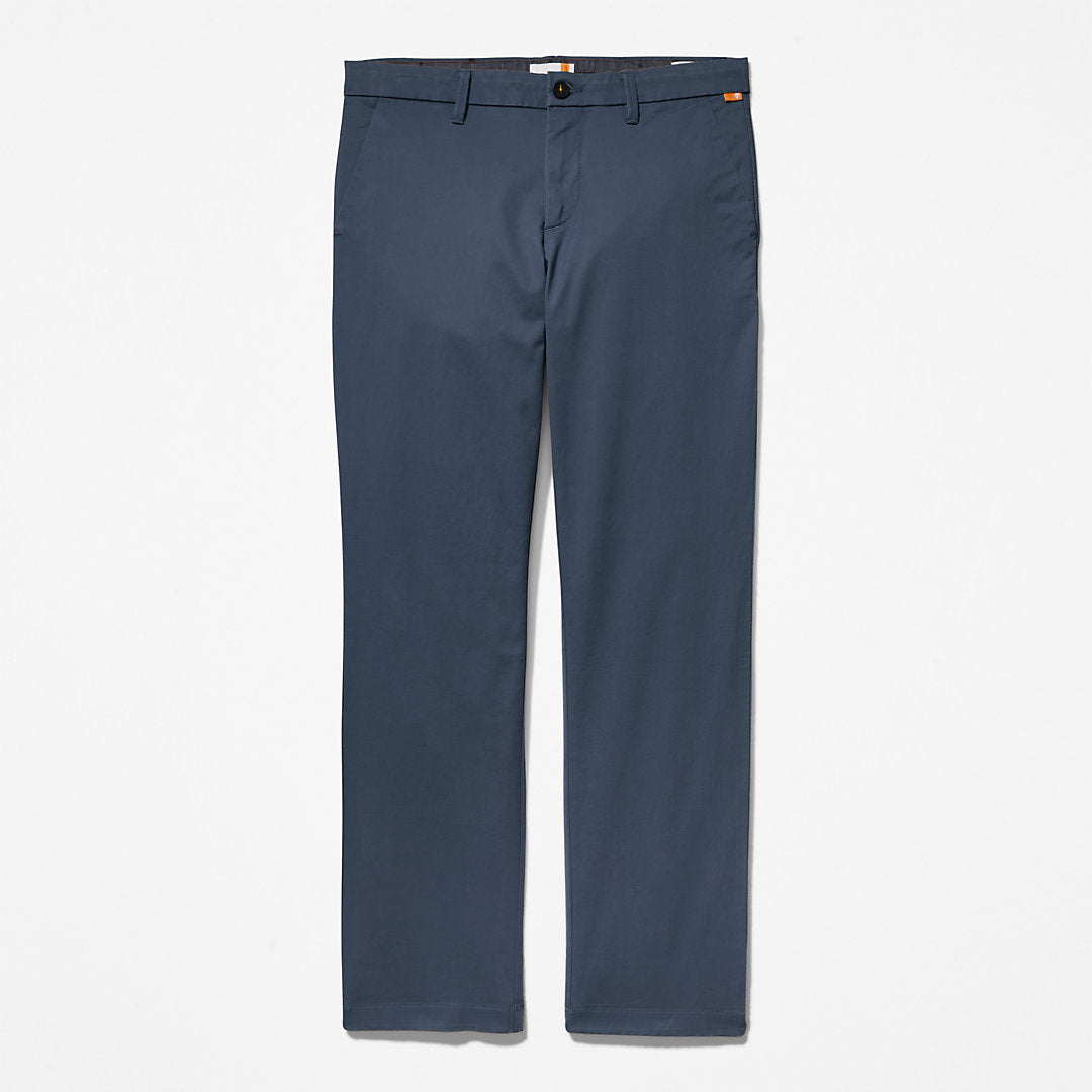 Mens Timberland Squam Lake Stretch Chinos for Men in Blue