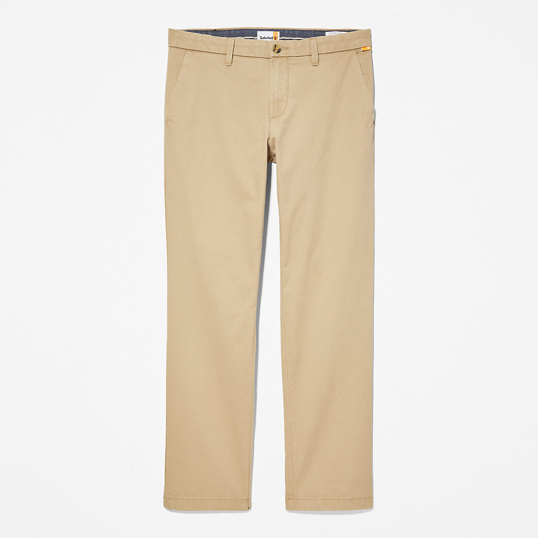 Mens Timberland Squam Lake Twill Chino Pants for Men in Khaki