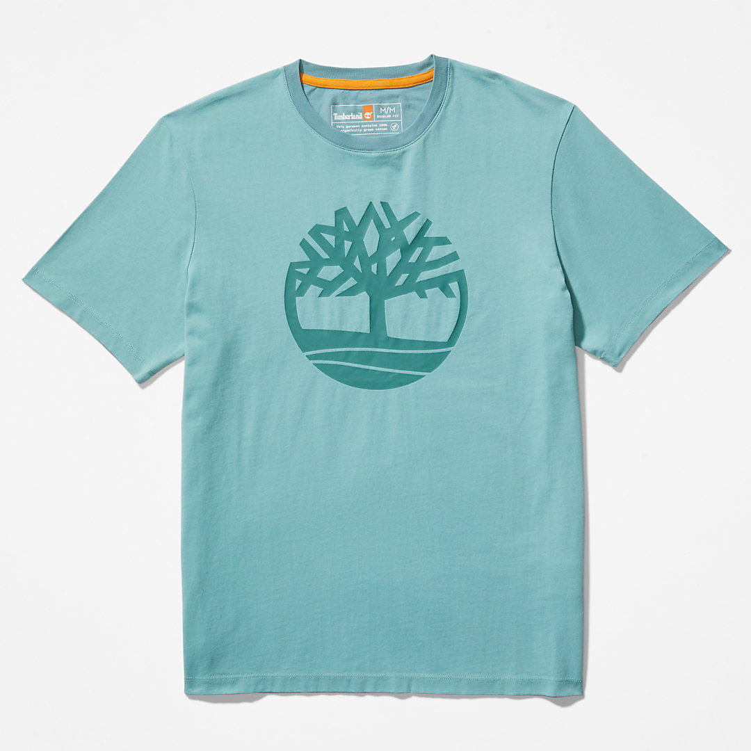 Mens Timberland Kennebec River Tree-Logo T-Shirt for Men in Blue