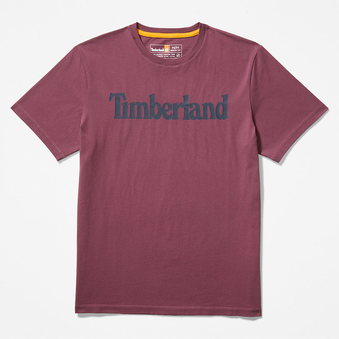Mens Timberland Kennebec River Logo T-Shirt for Men in Purple