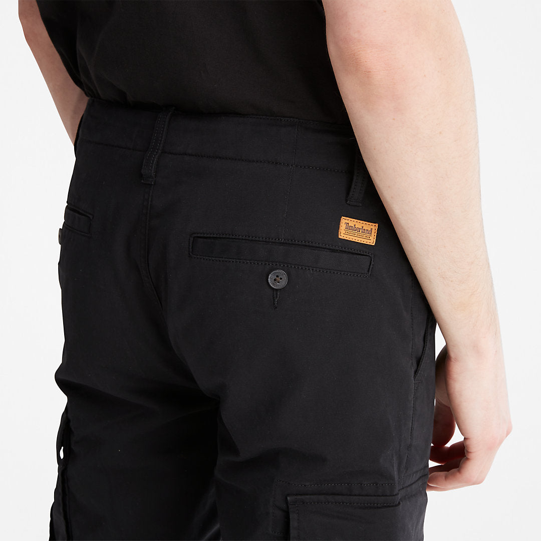Mens Timberland Squam Lake Cargo Trousers for Men in Black