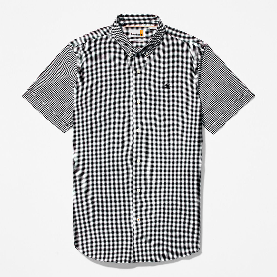 Mens Timberland Suncook River Short-Sleeve Poplin Shirt for Men in Navy