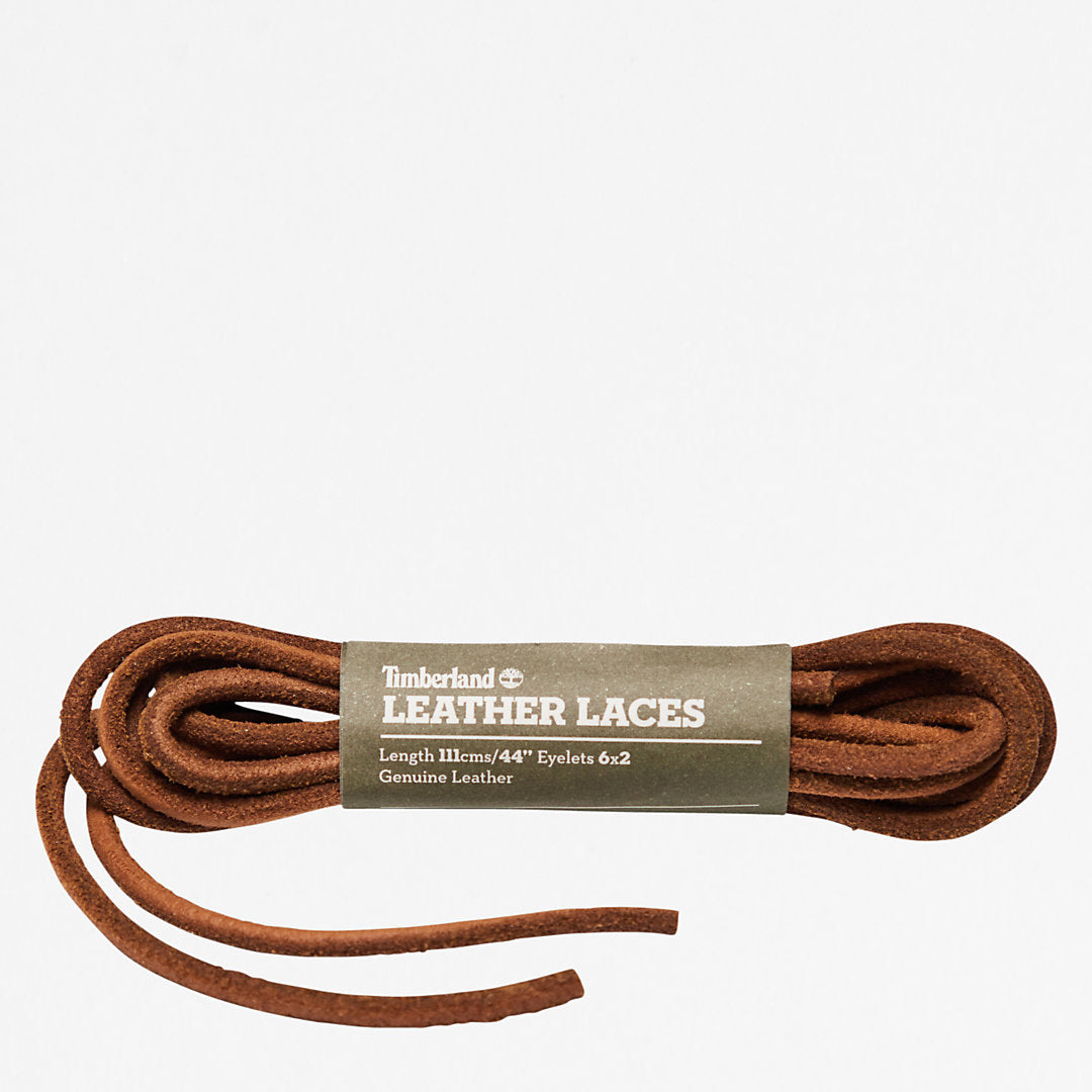 Mens Timberland 44-inch Round Rawhide Replacement Laces in Brown