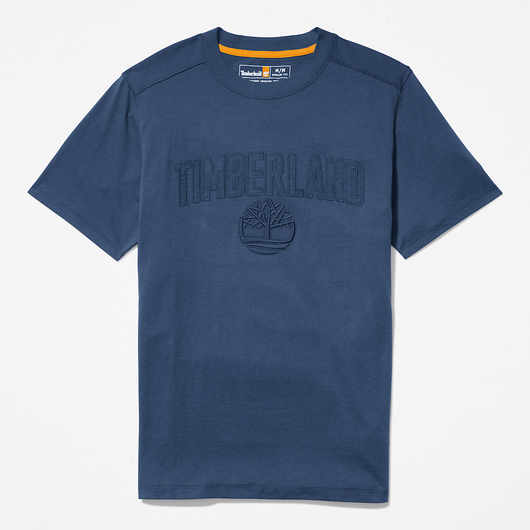 Mens Timberland Outdoor Heritage EK+ Graphic T-Shirt for Men in Blue