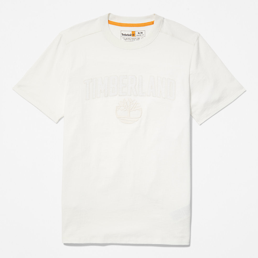 Mens Timberland Outdoor Heritage EK+ Graphic T-Shirt for Men in White