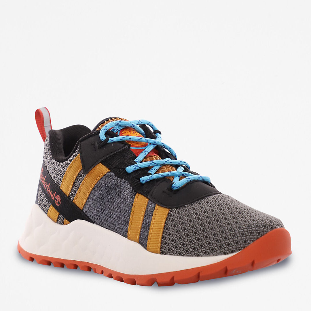 Kids Timberland GreenStride™ Solar Wave LT Trainer for Junior in Grey/Yellow
