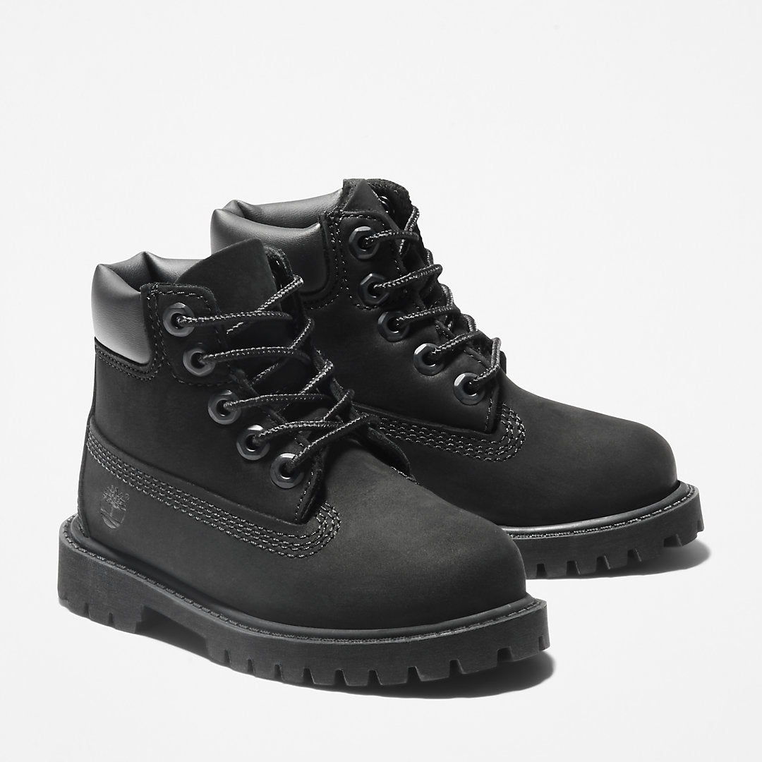 Kids Timberland Premium 6 Inch Boot for Toddler in Black