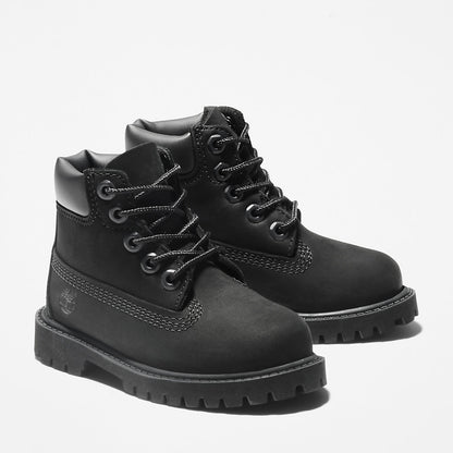 Kids Timberland Premium 6 Inch Boot for Toddler in Black