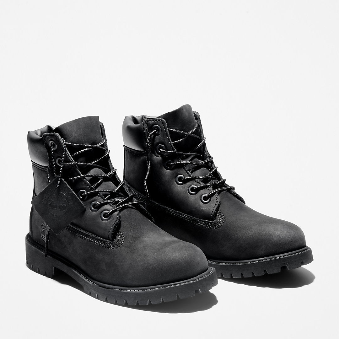 Kids Timberland Premium 6 Inch Boot for Junior in Black