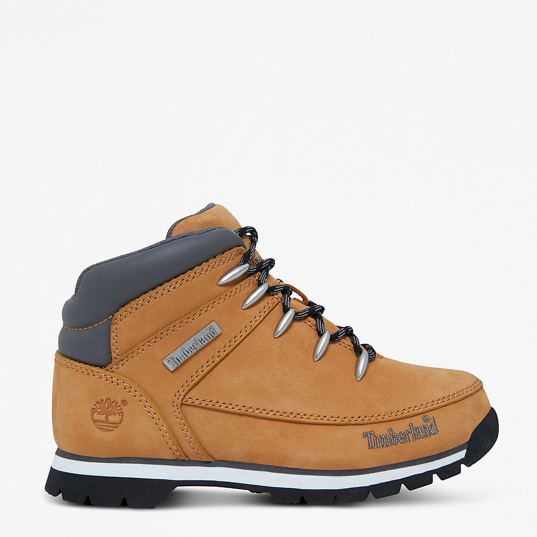 Kids Timberland Euro Sprint Mid Hiker for Youth in Yellow