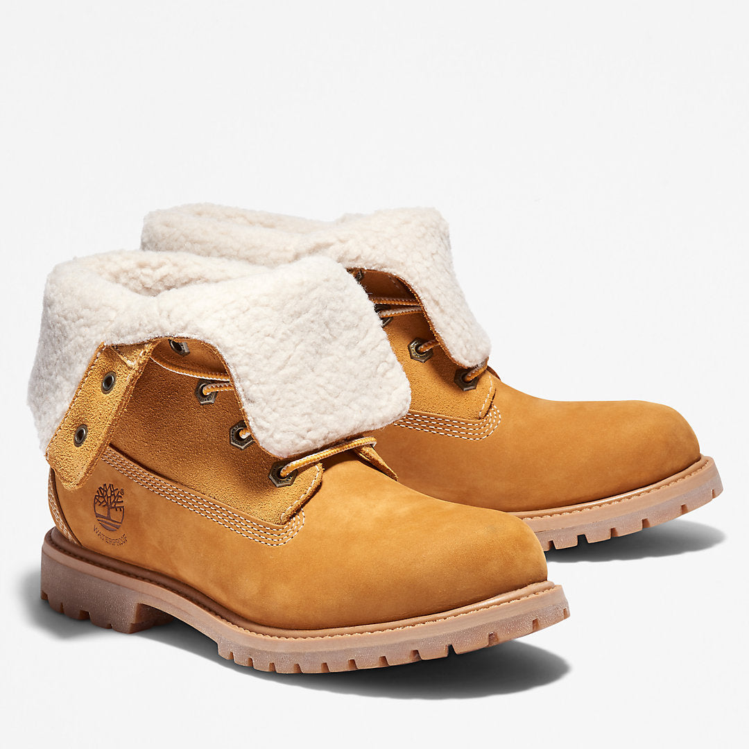 Womens Timberland Timberland® Authentic Fold-over Boot for Women in Yellow