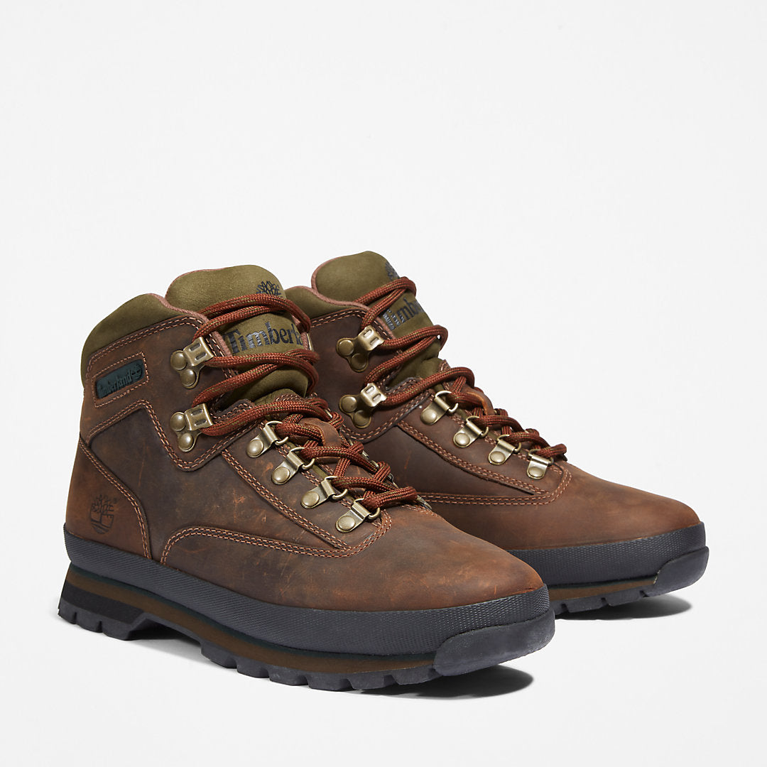 Mens Timberland Euro Hiker Better Leather Boot for Men in Brown