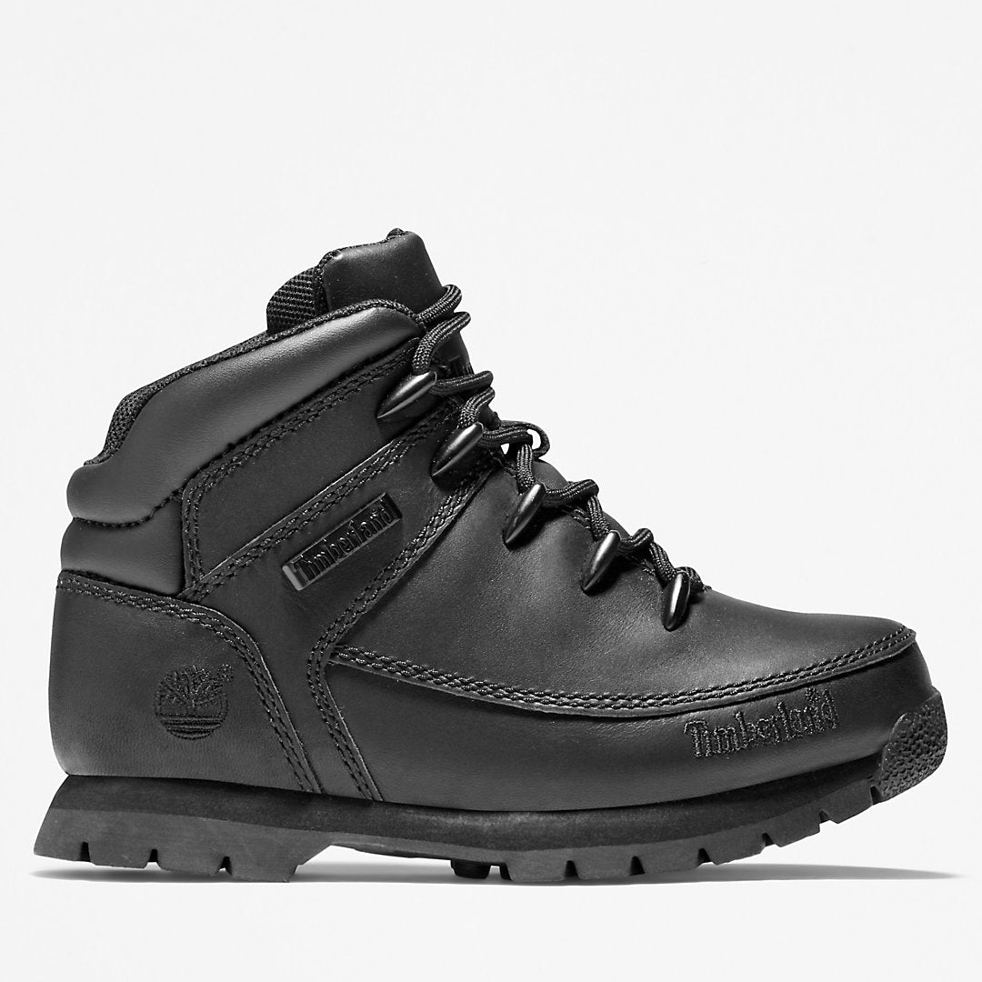 Kids Timberland Euro Sprint Mid Hiker for Youth in Black