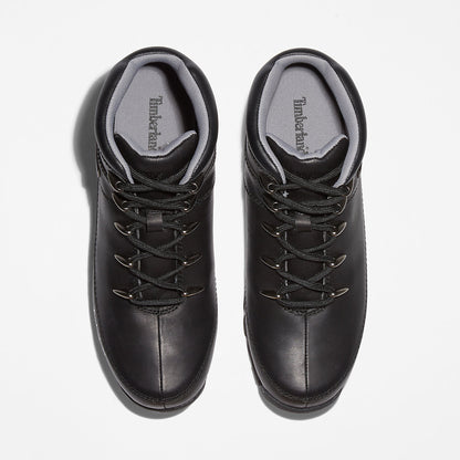Mens Timberland Euro Sprint Hiker for Men in Black Full-grain