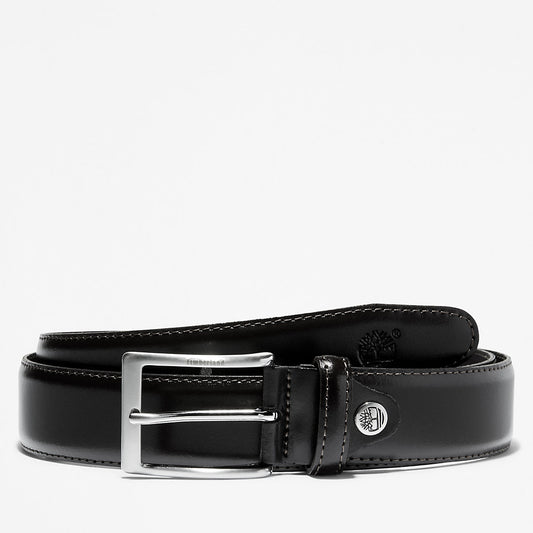 Mens Timberland Classic Squared Buckle Beltfor Men in Black