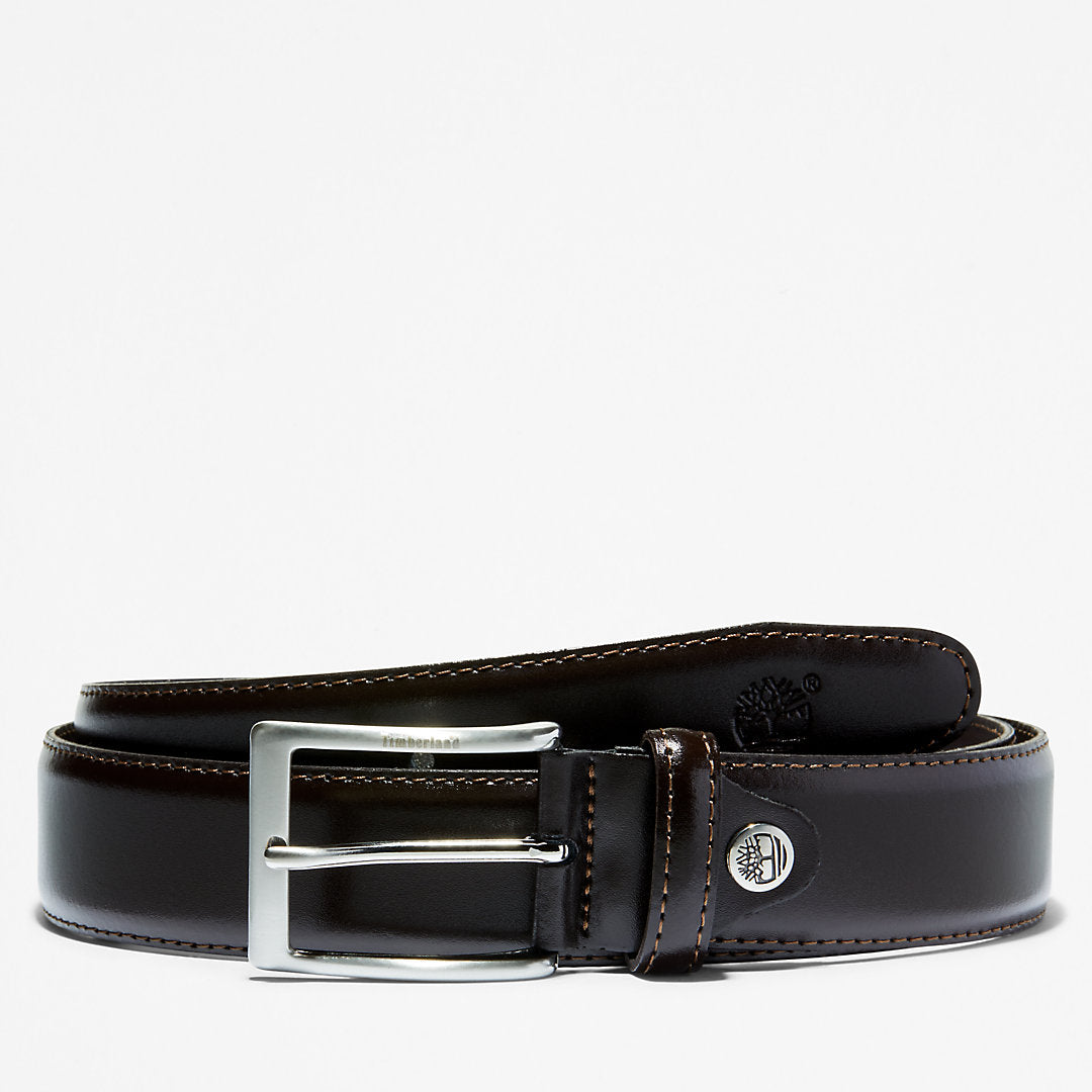 Mens Timberland Classic Squared Buckle Beltfor Men in Brown