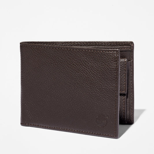 Mens Timberland Kennebunk Large Wallet for Men in Dark Brown