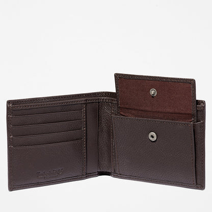 Mens Timberland Kennebunk Large Wallet for Men in Dark Brown