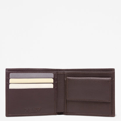 Mens Timberland Kennebunk Wallet for Men in Dark Brown
