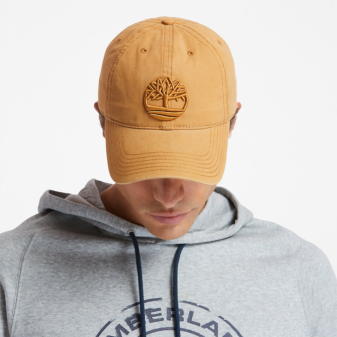 Mens Timberland Soundview Cotton Canvas Cap for Men in Yellow
