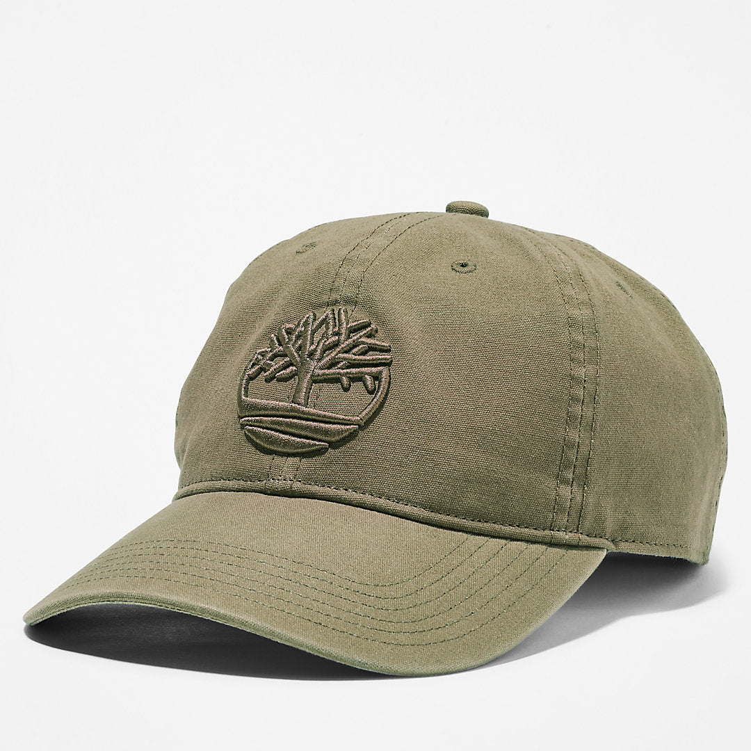 Mens Timberland Soundview Cotton Canvas Cap for Men in Dark Green