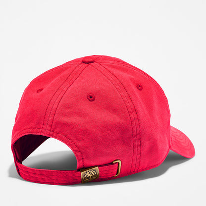 Mens Timberland Soundview Cotton Canvas Cap for Men in Red