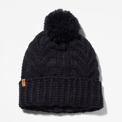 Womens Timberland Autumn Woods Cable Beanie for Women in Black