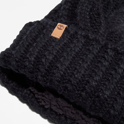 Womens Timberland Autumn Woods Cable Beanie for Women in Black