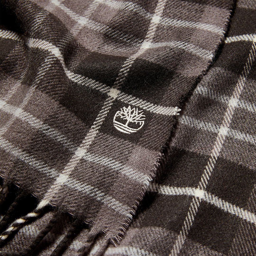 Mens Timberland Cape Neddick Scarf with Gift Box for Men in Grey