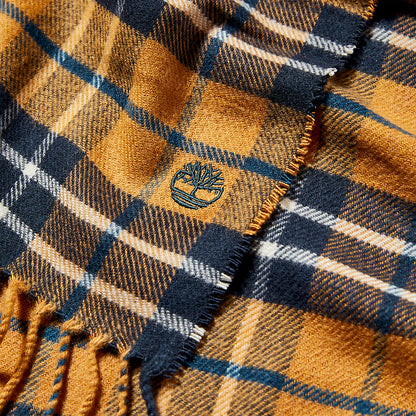 Mens Timberland Cape Neddick Scarf with Gift Box for Men in Yellow