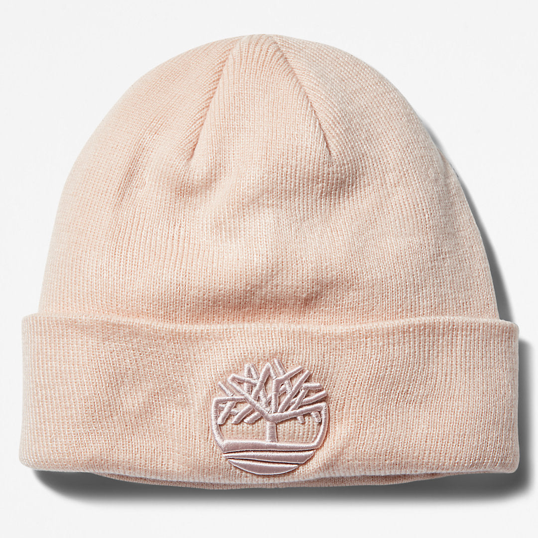 Mens Timberland Newington Embroidered Beanie for Men in Light Pink