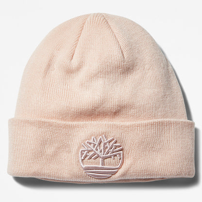 Mens Timberland Newington Embroidered Beanie for Men in Light Pink