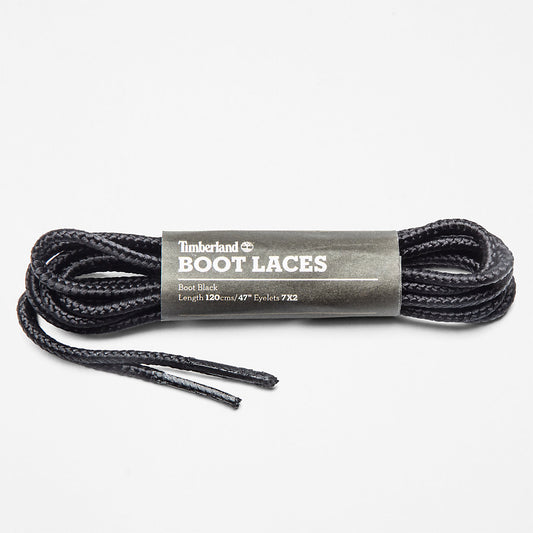 Mens Timberland 120cm/47'' Replacement Boot Laces in Black