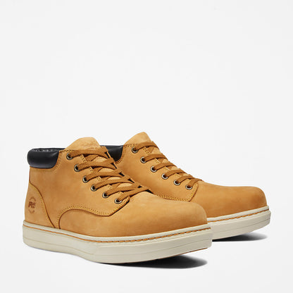 Mens Timberland Disruptor Steel-Toe Chukka Work Boot for Men in Yellow