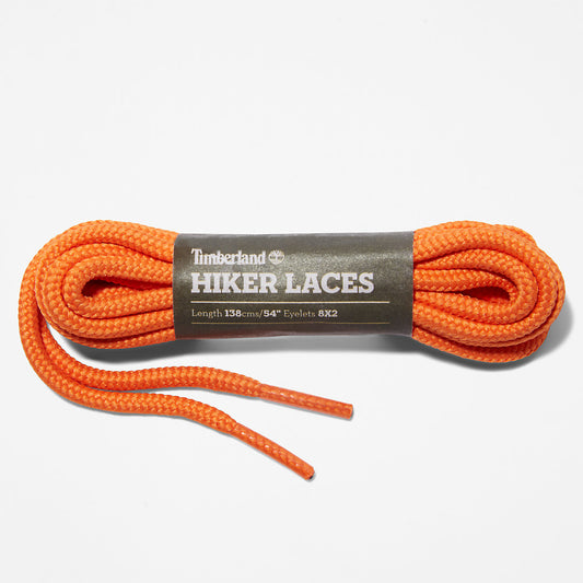 Mens Timberland 137cm/54" Replacement Round Hiker Laces in Orange